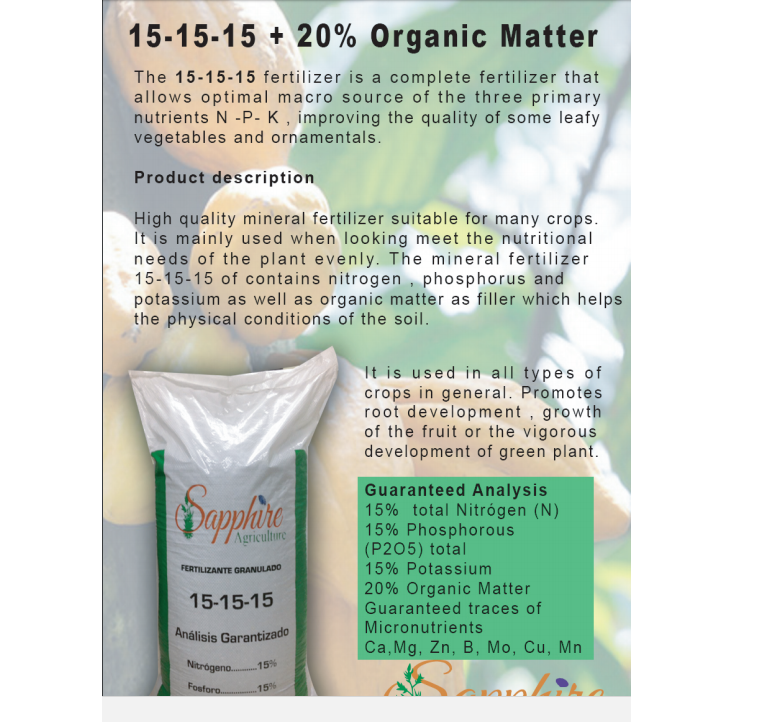 151515 organic matter